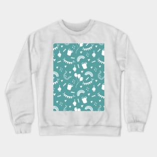 birthday pattern Crewneck Sweatshirt